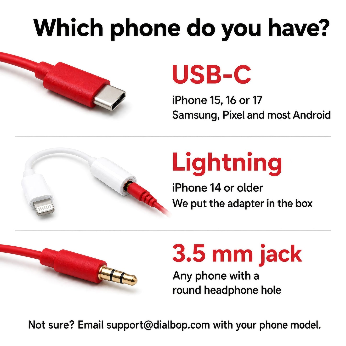 DialBobs™ Retro Handset iPhone & Android Compatible