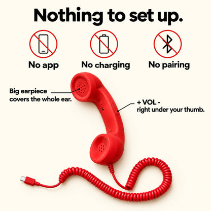 DialBobs™ Retro Handset iPhone & Android Compatible